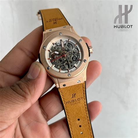 hublot geneve silver automatic watch price|lowest price of Hublot watches.